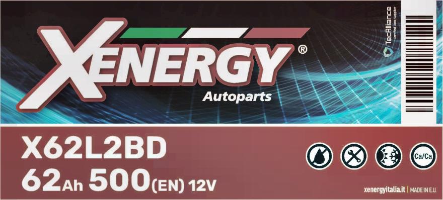 AP XENERGY X62L2BD - Startera akumulatoru baterija adetalas.lv