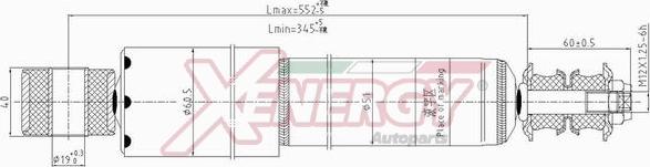 AP XENERGY X005345 - Amortizators adetalas.lv