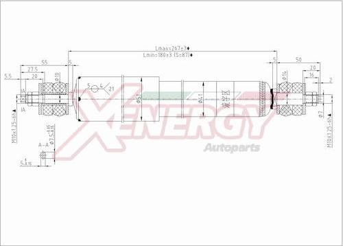 AP XENERGY X006443 - Amortizators adetalas.lv