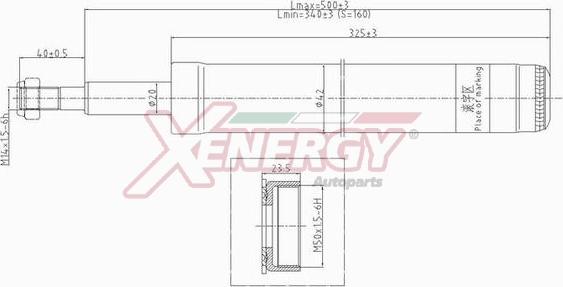 AP XENERGY X001363 - Amortizators adetalas.lv