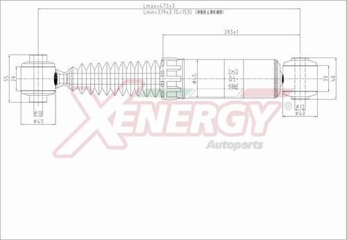 AP XENERGY X019349 - Amortizators adetalas.lv