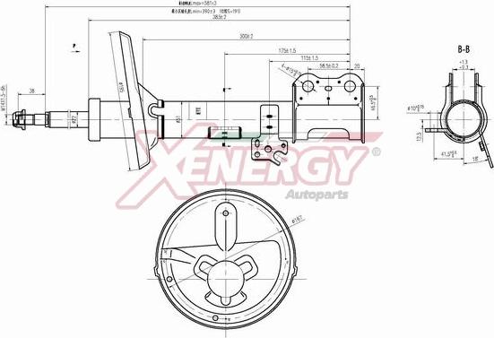 AP XENERGY X0114334 - Amortizators adetalas.lv