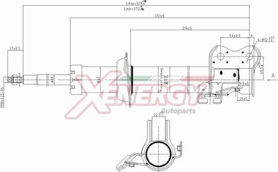 AP XENERGY X080632 - Amortizators adetalas.lv