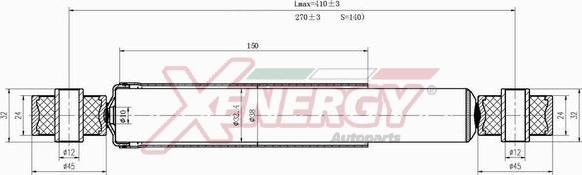 AP XENERGY X027342 - Amortizators adetalas.lv