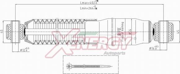 AP XENERGY X078345 - Amortizators adetalas.lv