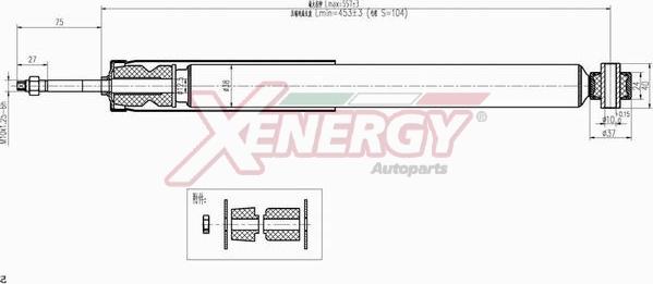 AP XENERGY X198553 - Amortizators adetalas.lv