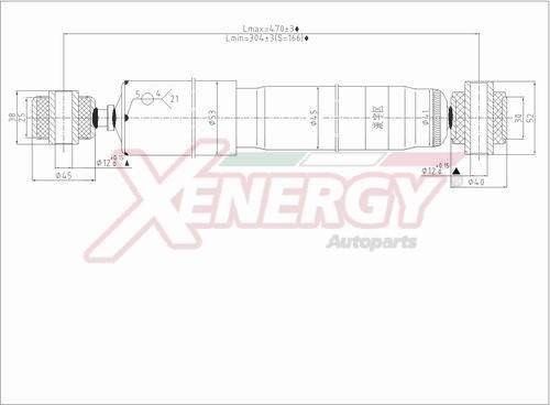 AP XENERGY X145349 - Amortizators adetalas.lv