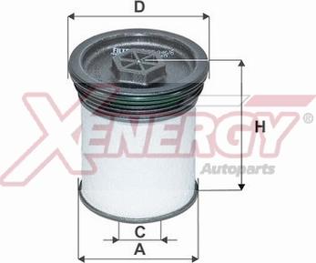 AP XENERGY X1599466 - Degvielas filtrs adetalas.lv