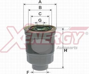 AP XENERGY X159852 - Degvielas filtrs adetalas.lv