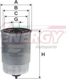 AP XENERGY X1510405 - Degvielas filtrs adetalas.lv