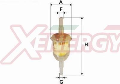 AP XENERGY X1510104 - Degvielas filtrs adetalas.lv