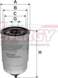 AutomotiveAdriado GLFF0294 - Degvielas filtrs adetalas.lv