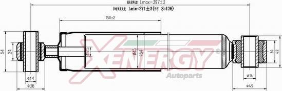 AP XENERGY X157349 - Amortizators adetalas.lv