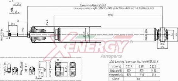 AP XENERGY X177553 - Amortizators adetalas.lv