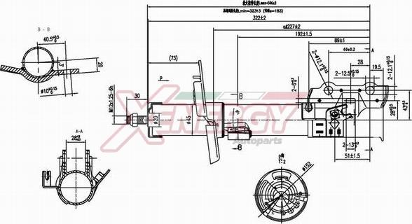 AP XENERGY X8041334 - Amortizators adetalas.lv