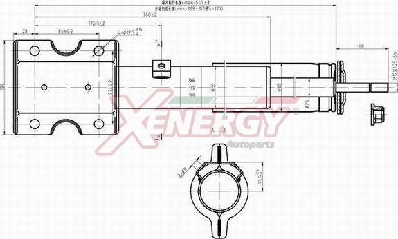 AP XENERGY X800635 - Amortizators adetalas.lv