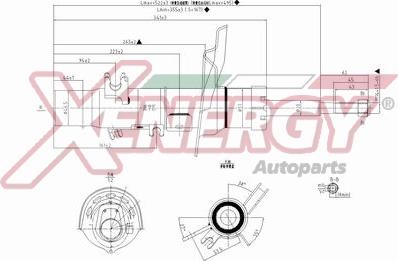 AP XENERGY X8013333 - Amortizators adetalas.lv