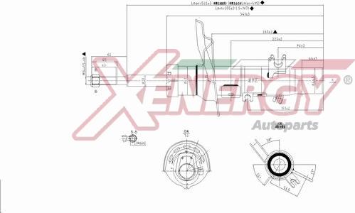 AP XENERGY X8012333 - Amortizators adetalas.lv