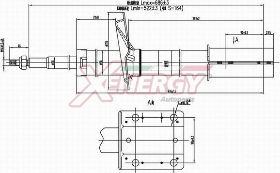 AP XENERGY X807635 - Amortizators adetalas.lv