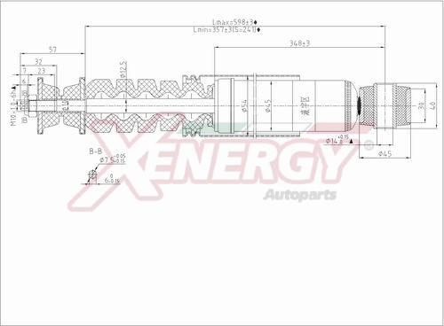 AP XENERGY X810344 - Amortizators adetalas.lv