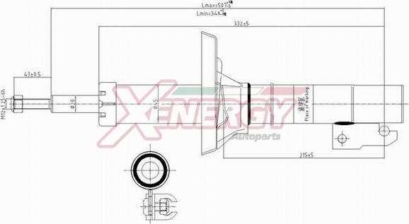 AP XENERGY X818633 - Amortizators adetalas.lv