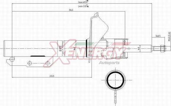 AP XENERGY X826333 - Amortizators adetalas.lv