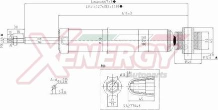 AP XENERGY X309553 - Amortizators adetalas.lv