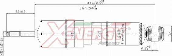 AP XENERGY X309344 - Amortizators adetalas.lv