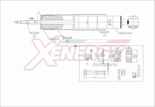 AP XENERGY X306553 - Amortizators adetalas.lv