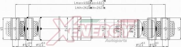 AP XENERGY X303443 - Amortizators adetalas.lv