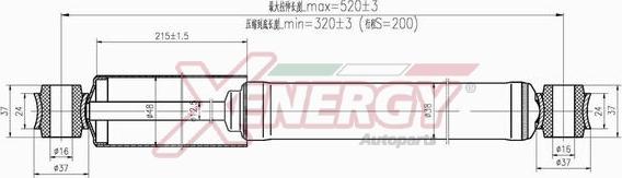 AP XENERGY X258443 - Amortizators adetalas.lv