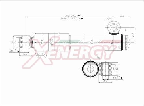 AP XENERGY X210341 - Amortizators adetalas.lv