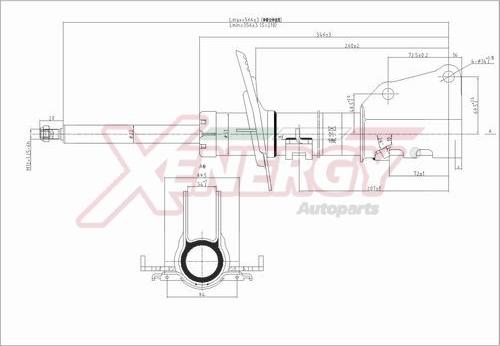 AP XENERGY X766339 - Amortizators adetalas.lv