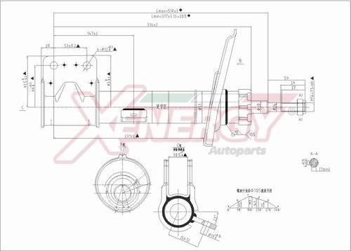 AP XENERGY X734338 - Amortizators adetalas.lv