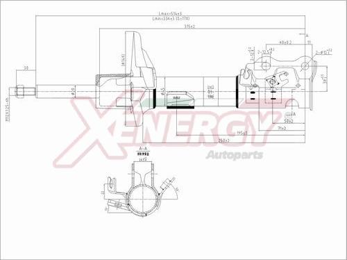 AP XENERGY X731338 - Amortizators adetalas.lv