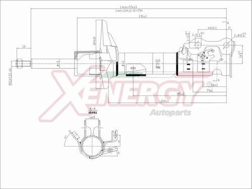 AP XENERGY X732338 - Amortizators adetalas.lv