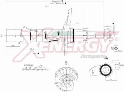 AP XENERGY X720339 - Amortizators adetalas.lv