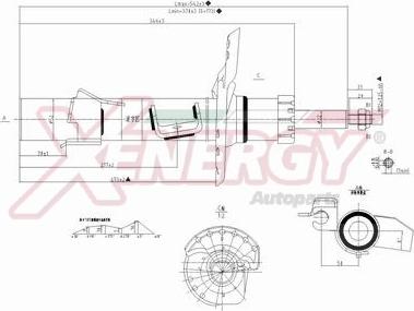 AP XENERGY X721339 - Amortizators adetalas.lv