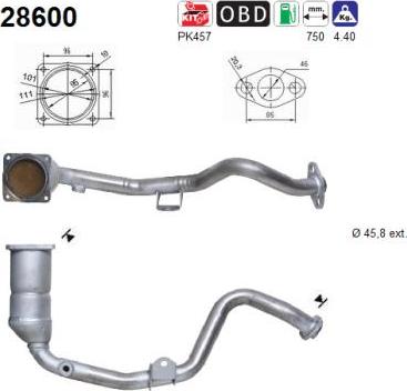 AS 28600 - Katalizators adetalas.lv