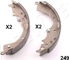 Ashika 55-02-249 - Bremžu loku komplekts adetalas.lv