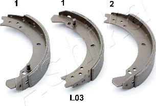Ashika 55-0L-L03 - Bremžu loku komplekts adetalas.lv