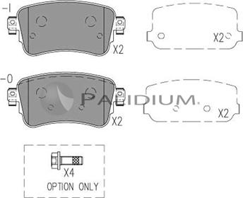 Ashuki P1-1559 - Bremžu uzliku kompl., Disku bremzes adetalas.lv