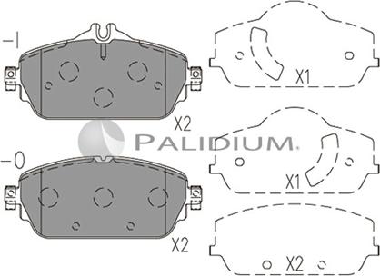 Ashuki P1-1569 - Bremžu uzliku kompl., Disku bremzes adetalas.lv