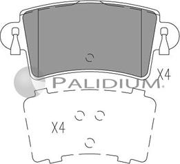 Ashuki P1-1042 - Bremžu uzliku kompl., Disku bremzes adetalas.lv