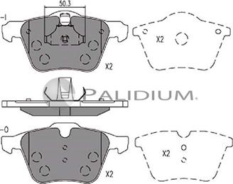 Ashuki P1-1148 - Bremžu uzliku kompl., Disku bremzes adetalas.lv