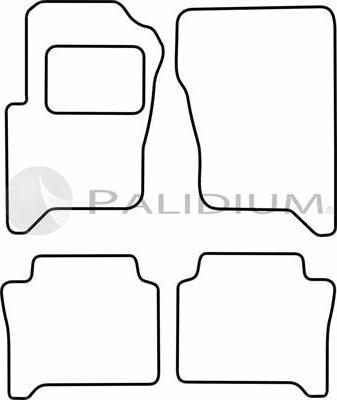 Ashuki PAL18-0834 - Paklājiņu komplekts adetalas.lv