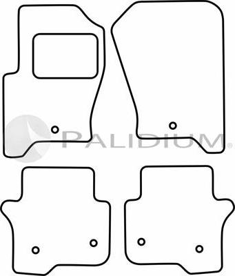 Ashuki PAL18-0825 - Paklājiņu komplekts adetalas.lv