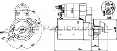 Ashuki PAL17-1013 - Starteris adetalas.lv