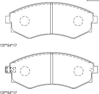 BENDIX 572347 - Bremžu uzliku kompl., Disku bremzes adetalas.lv