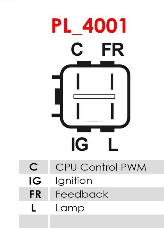 AS-PL ARE6072 - Ģeneratora sprieguma regulators adetalas.lv